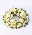 Classic Wreath - Yellow and Cream