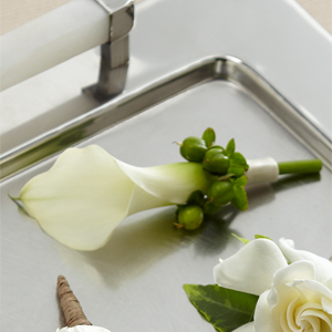 The FTD� White Calla Boutonniere