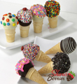 Shari's Berries� Limited Edition Chocolate Dipped Ice Cream Cone Cake Pops - 8-piece