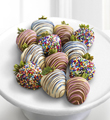 Shari's Berries� Limited Edition Chocolate Dipped Celebrations Strawberries-Double-12pc